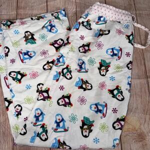 Steve Small Penguin Print Pajama Pants